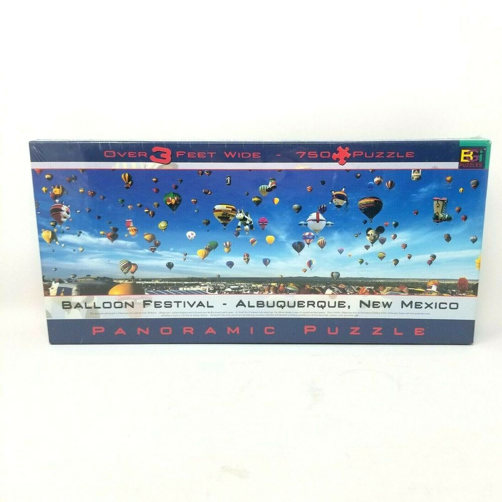 Buffalo Balloon Festival Panoramic Jigsaw Puzzle